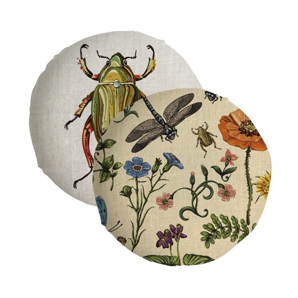 Dvipusė pagalvė Madre Selva Tierra Bella, ⌀ 45 cm-image-3