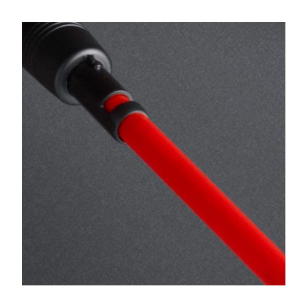 Juodas vėjo nepraleidžiantis skėtis su raudonomis detalėmis "Ambiance Fare Proof", ⌀ 112 cm-image-1