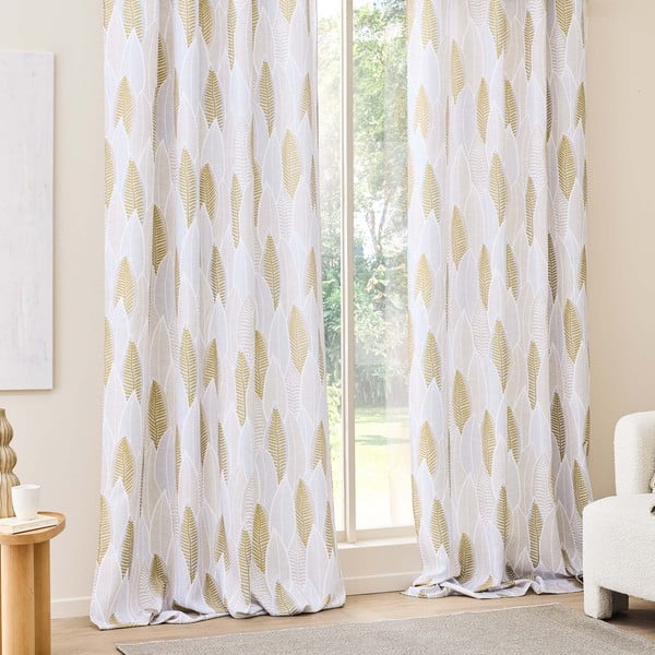 Smėlio spalvos/auksinės spalvos užuolaida 140x260 cm Kim – douceur d'intérieur-image-1