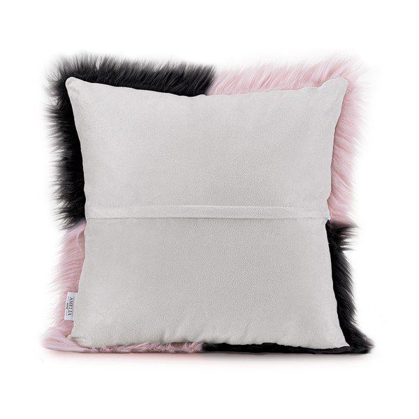 2 užvalkalų rinkinys AmeliaHome Nancy Black Lightpink, 45 x 45 cm-image-2
