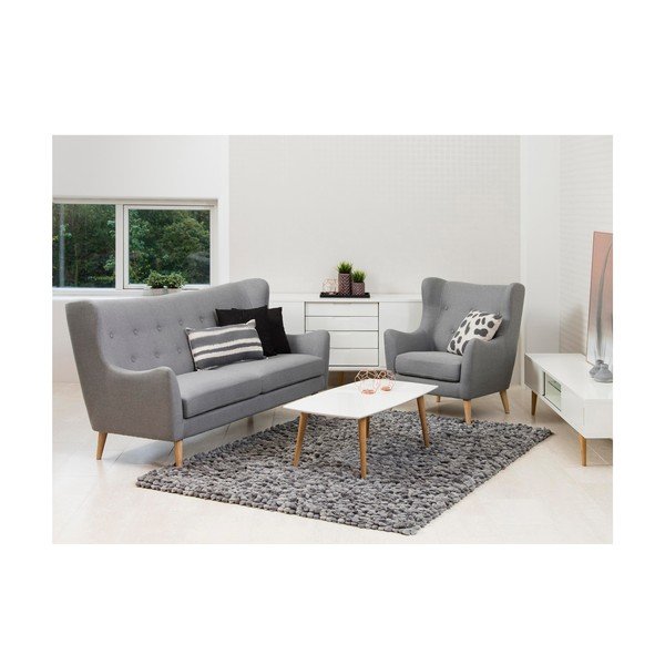 Šviesiai pilka sofa Actona Kamma-image-2