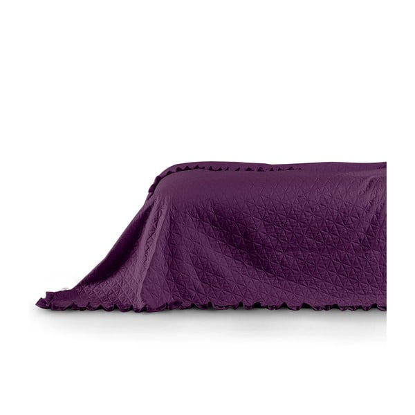 Violetinės spalvos lovatiesė AmeliaHome Tilia Plum, 260 x 240 cm