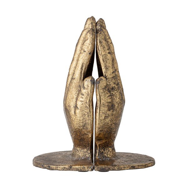 2 metalinių knygų laikiklių rinkinys Bloomingville Anders, aukštis 18 cm-image-4