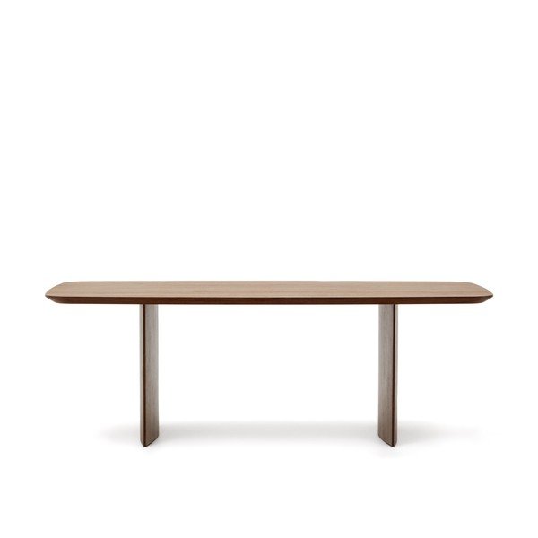 Valgomojo stalas rudos spalvos iš riešutmedžio 100x240 cm Litto – Kave Home