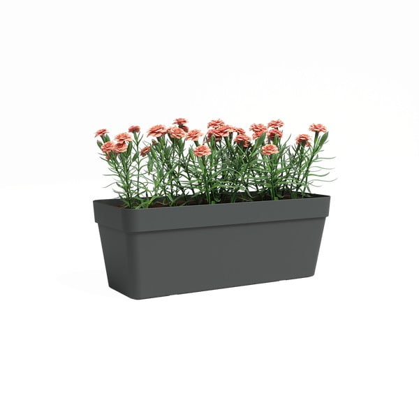 Iš perdirbto plastiko vazonas gėlėms su savaiminio laistymo funkcija 50 cm Capri – Artevasi-image-2