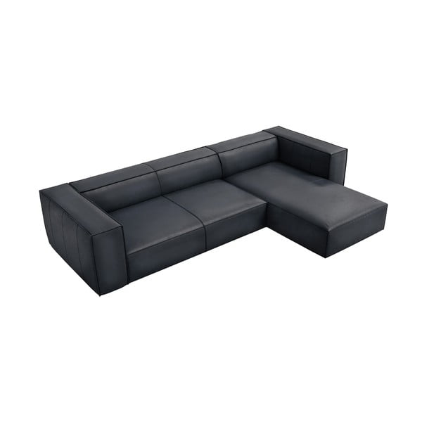 Iš odos kampinė sofa tamsiai mėlynos spalvos (su dešiniuoju kampu) Madame – Windsor & Co Sofas-image-1