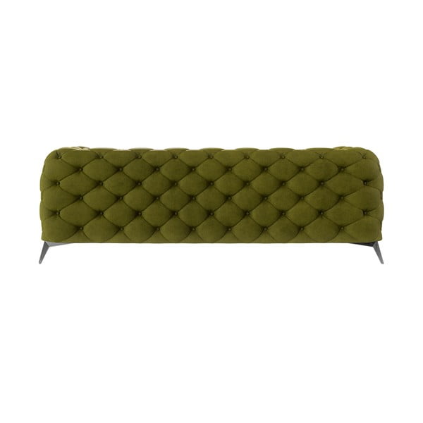 Žalios spalvos iš velveto sofa 225 cm Chelsea – Ropez-image-2