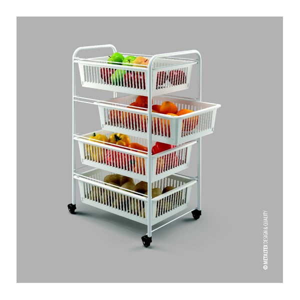 Mobili lentyna su 4 krepšeliais Metaltex India, 35 cm ilgio-image-1