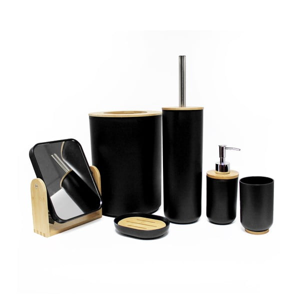 Juodos spalvos iš plastiko muilinė Smart – douceur d'intérieur-image-1