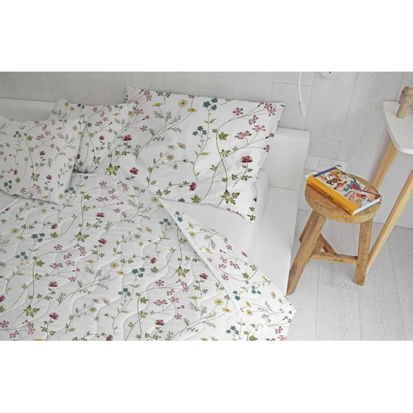 Iš satino medvilnės dygsniuota antklodė ir pagalvės užvalkalas komplekte 140x200 cm – Butter Kings-image-1