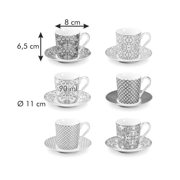 Iš porceliano  puodeliai auksinės spalvos 6 vnt. My Coffee – Tescoma-image-3