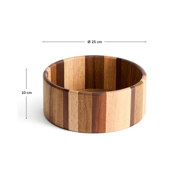 Skirta serviravimui natūralios spalvos iš medienos mažas dubuo Nover – Kave Home-image-4