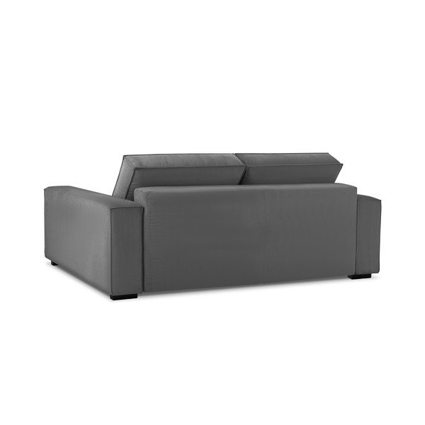 Tamsiai pilka aksominė sofa-lova Mazzini Sofas Azalea-image-3