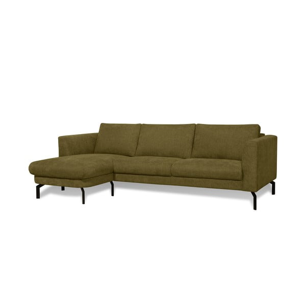 Kampinė sofa garstyčių spalvos (su kairiuoju kampu) Gomero – Scandic-image-1