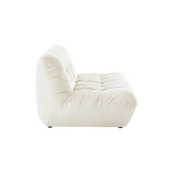 Kreminės spalvos sofa iš kordinio velveto 145 cm Kelso – Jotex-image-3