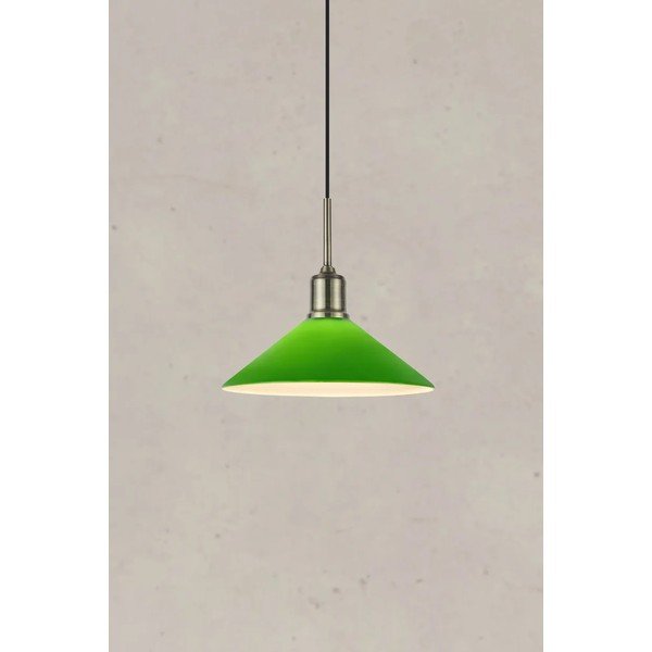 Žalios spalvos/žalvario spalvos kabantis šviestuvas ø 25 cm su stiklo gaubtu Vela – Markslöjd-image-3