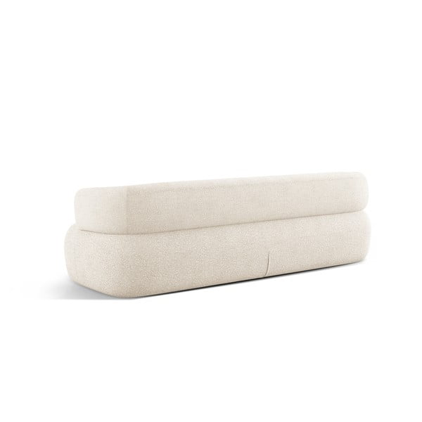 Iš boucle sofa smėlio spalvos 226 cm Jenny – Micadoni Home-image-3