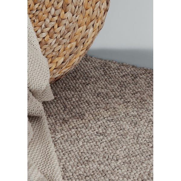 Skalbiamas kilimas pilkos spalvos/kreminės spalvos 80x240 cm Rocco Dark Cream – Elle Decoration-image-4