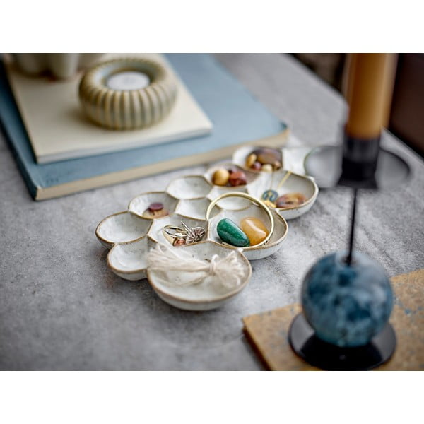 Iš molio dekoratyvinis padėklas 13x24.5 cm Parel – Bloomingville-image-1