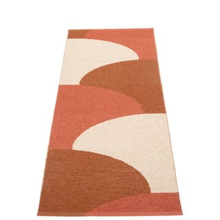 Raudonos plytų spalvos lauko kilimas 70x180 cm Hill Brick Rust – Pappelina
