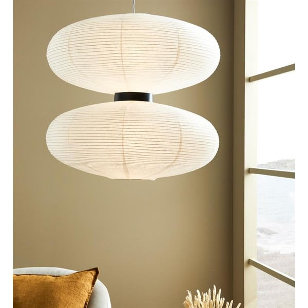 Baltas pakabinamas lubinis šviestuvas Markslöjd Dual, ø 60 cm-image-1