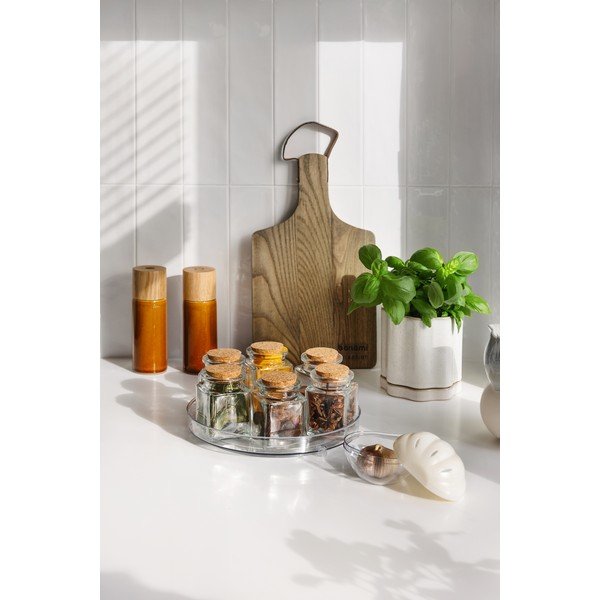 Pasukamas iš plastiko prieskonių indų organizatorius ø 29 cm – Casa De Engel-image-1