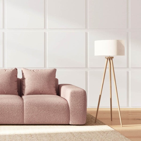 Rožinės spalvos iš boucle sofa 287 cm Monce – Rodier-image-3