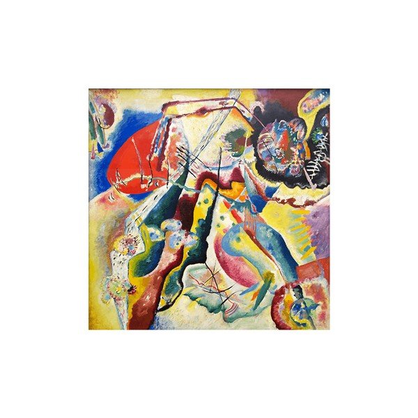 Vasilijaus Kandinskio paveikslo reprodukcija, 70 x 70 cm