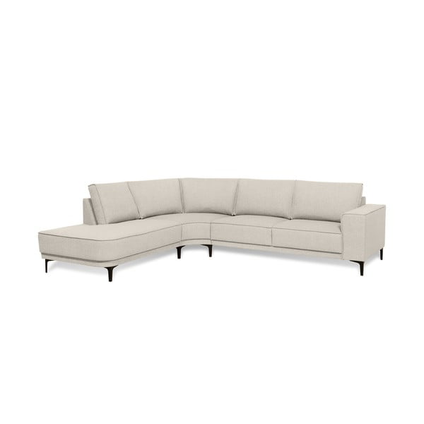 Kampinė sofa kreminės spalvos (su kairiuoju kampu) Copenhagen – Scandic-image-2