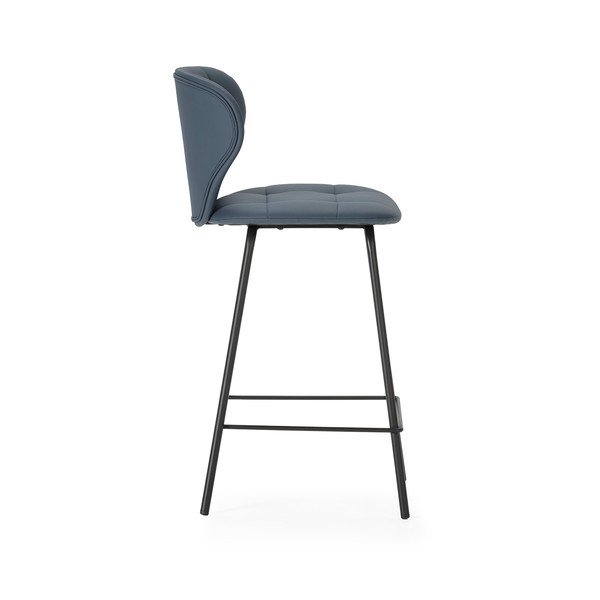 Baro taburėtės tamsiai pilkos spalvos 2 vnt. (sėdynės aukštis 67 cm) Maura – Marckeric-image-3