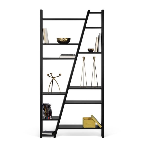 Juodos spalvos knygų lentyna TemaHome Delta-image-4