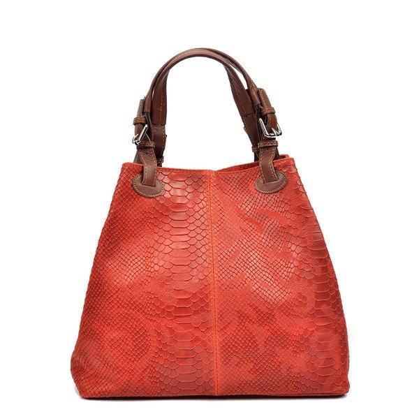 Raudona odinė rankinė Luisa Vannini Marcelle-image-1