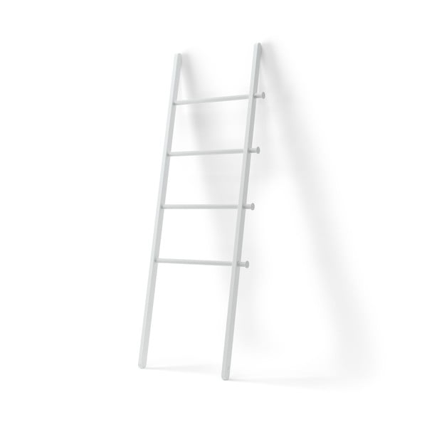 Baltos dekoratyvinės kopėčios iš topolio medienos Leana - Umbra-image-3