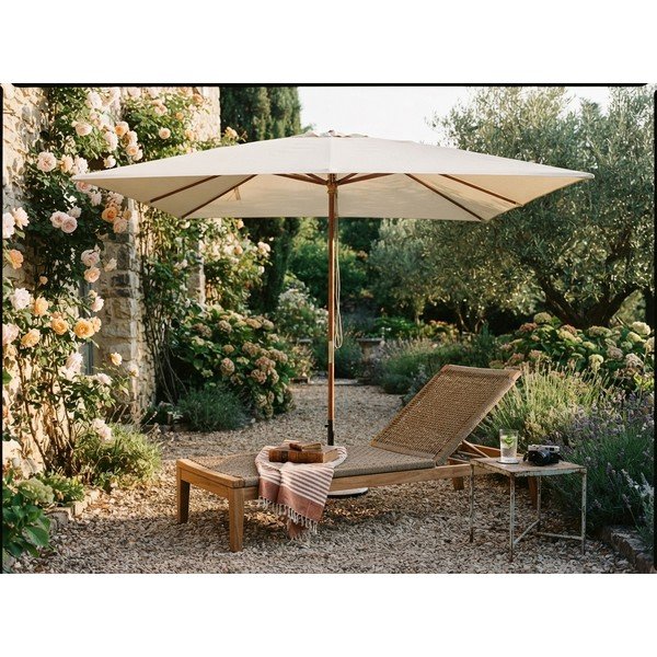 Smėlio spalvos skėtis nuo saulės 300x400 cm Syros – Bizzotto-image-1