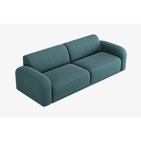 Iš velveto sofa mėlynos spalvos 242 cm Erin – Micadoni Home-image-3