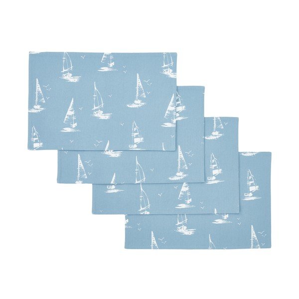 Iš medvilnės padėkliukai 4 vnt. 30x46 cm Salcombe Boats – Catherine Lansfield