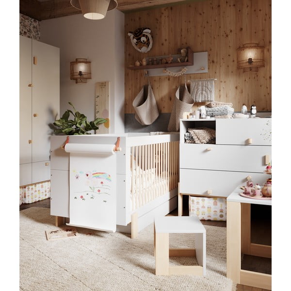 Šviesiai pilkas persirengimo stalas Cube - Pinio-image-1