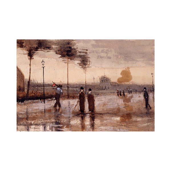Vincentas van Gogas - Sekmadienis Eidhovene, 60x40 cm