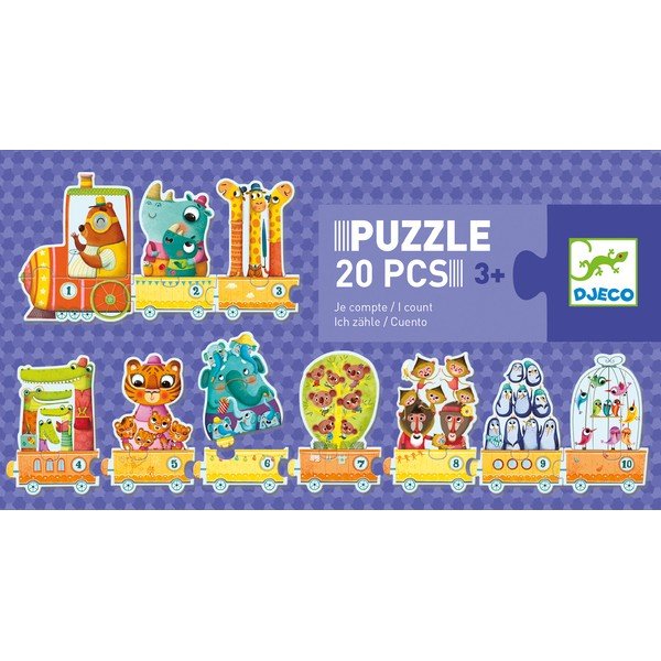 Vaikiška dėlionė Djeco Trio Counter-image-1