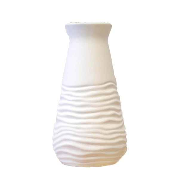 Balta keramikinė vaza Rulina Crease 3