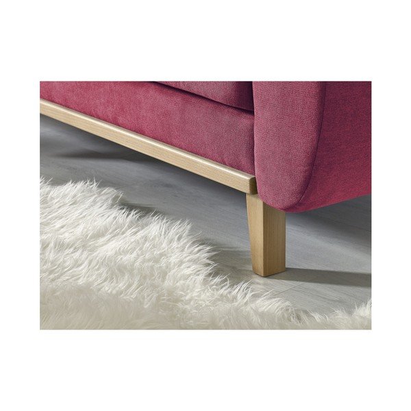 Raudona dvivietė sofa "Bobochic Paris Viking-image-3