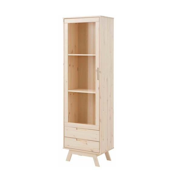 Lakuotos pušies medienos vitrina "Støraa Olly-image-2
