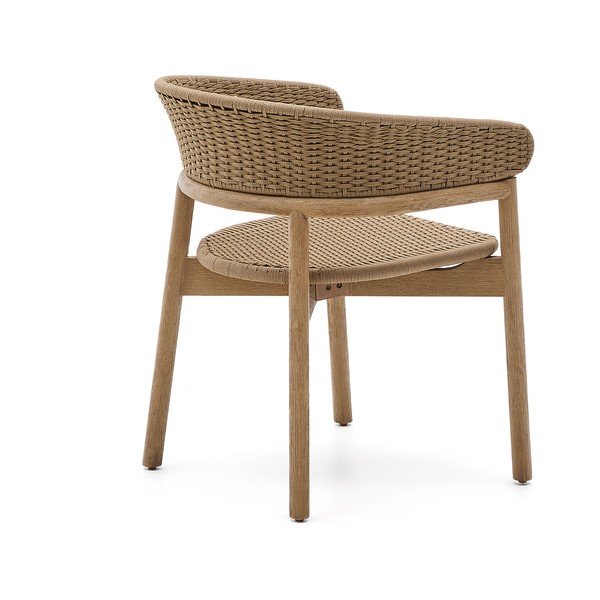 Natūralios spalvos medžio masyvo sodo kėdė Arinella – Kave Home-image-4