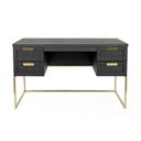 Prabangus pilkos spalvos rašomasis stalas Woodman Pimlico Desk