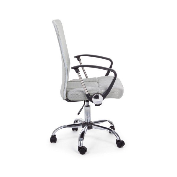 Šviesiai pilkos spalvos iš audinio biuro kėdė Brisbane – Yes Everyday-image-3
