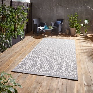 Pilkas/smėlio spalvos lauko kilimas 170x120 cm Coast - Think Rugs