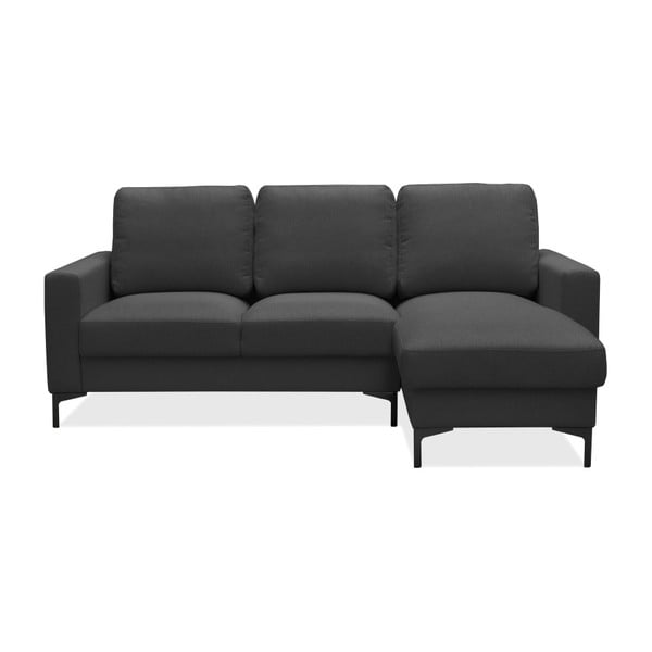 Tamsiai pilka kampinė sofa "Cosmopolitan" dizainas Atlanta, dešinysis kampas