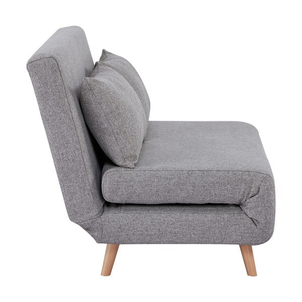 Sulankstoma sofa pilkos spalvos 140 cm Marlow – House Nordic-image-3