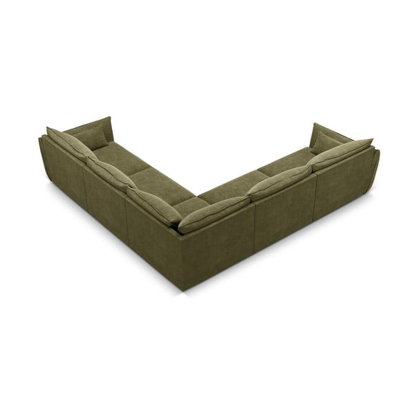 Žalia kampinė sofa (kintama) Vanda - Mazzini Sofas-image-3