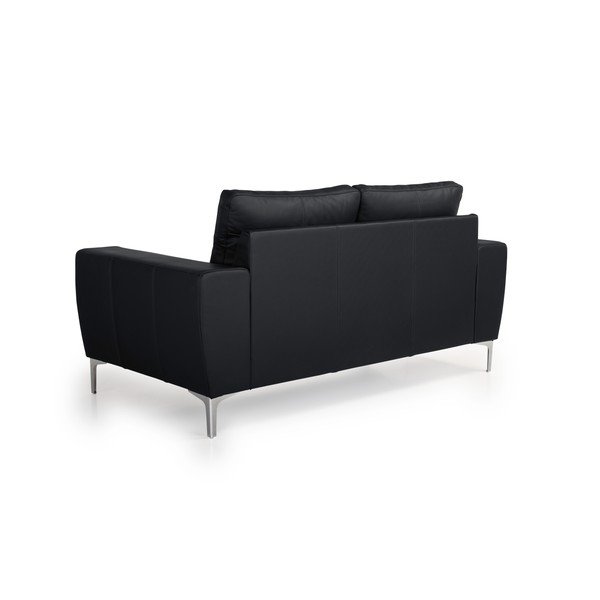 Juoda odinė sofa Scandic Twigo, 166 cm-image-3